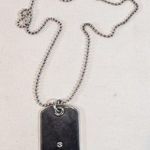 Gucci Necklace Dog Tag - Etsy