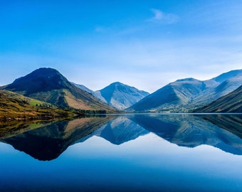 Lake District Luxury Greetings Card, Wastwater