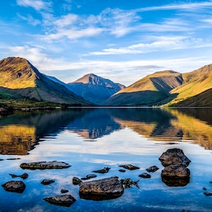 Carte de voeux de luxe pour photographie de paysage de Wastwater Lake District