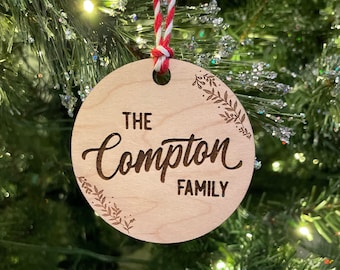 Personalized Engraved Ornament | 3 inches
