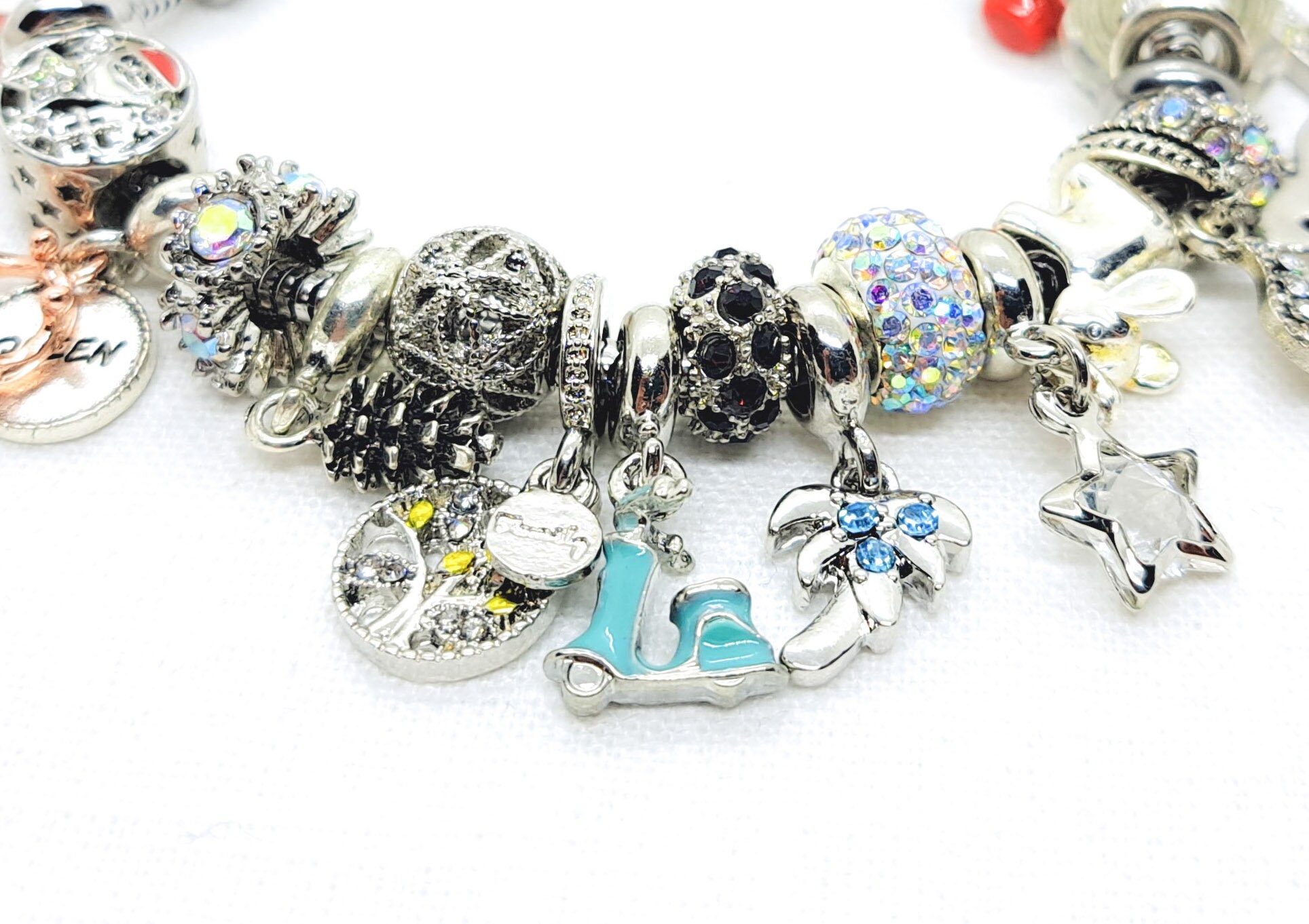 Jewelry Advent Calendar 2023 Silver Pandora Style Bracelet Etsy UK