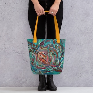 Synaptic Bloom Tote Bag