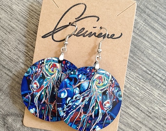 Spur Round Earrings