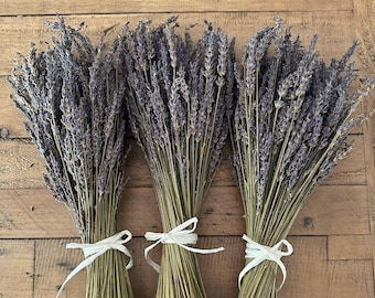 Dried Lavender Bunch | Cottage Flowers | Bridesmaid Bouquet | Lilac Flowers