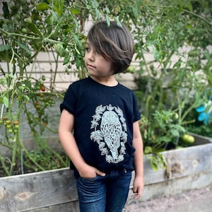 Barred Owl T Shirt Youth | Woodland Owl Shirt | Back to School