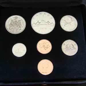1978 Canadian Coin Set - Etsy