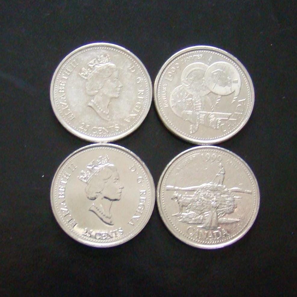 Canada 25 cent coin - Etsy 日本 Canada 25 cent coin - Etsy 日本