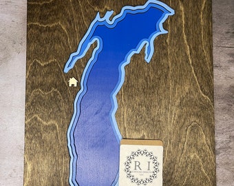 Indiana Lakes.  Various Lakes.  Lake Maps.  Wall Art.  Lake Life.  Custom Available.