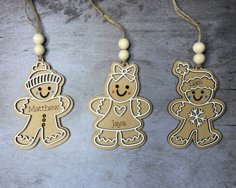 Personalized Gingerbread Ornament