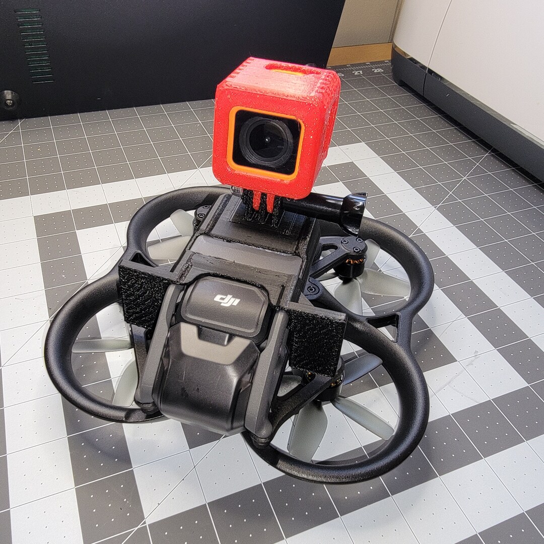 DJI Avata Tactical Light and Gopro Style Mount for 4K Cameras Etsy