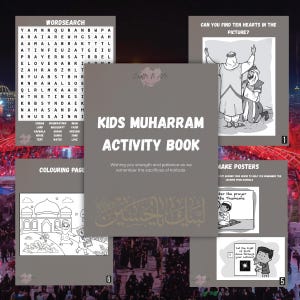 Karbala Activity Set | Ashura| Printable Activities for Kids | Shia Kids | Imam Hussain | Karbala | Instant Download | Arbaeen l 40th