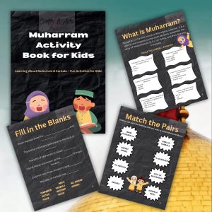 Karbala Activity Set | Ashura | Printable Activities for Kids | Shia Kids | Imam Hussain | Karbala | Instant Download | Arbaeen l 40th