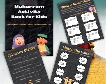 Karbala Activity Set | Ashura | Printable Activities for Kids | Shia Kids | Imam Hussain | Karbala | Instant Download | Arbaeen l 40th