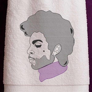 Prince Hand Towel - Pop Art Inspired Bathroom Decor Featuring Iconic Prince Design