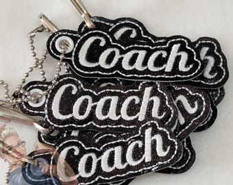 Coach Mixed Metal Key Chain Bag Charm Silver Gold - Etsy
