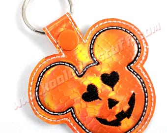 Mickey Mouse Pumpkin-sleutelhanger: spookachtig Halloween-accessoire