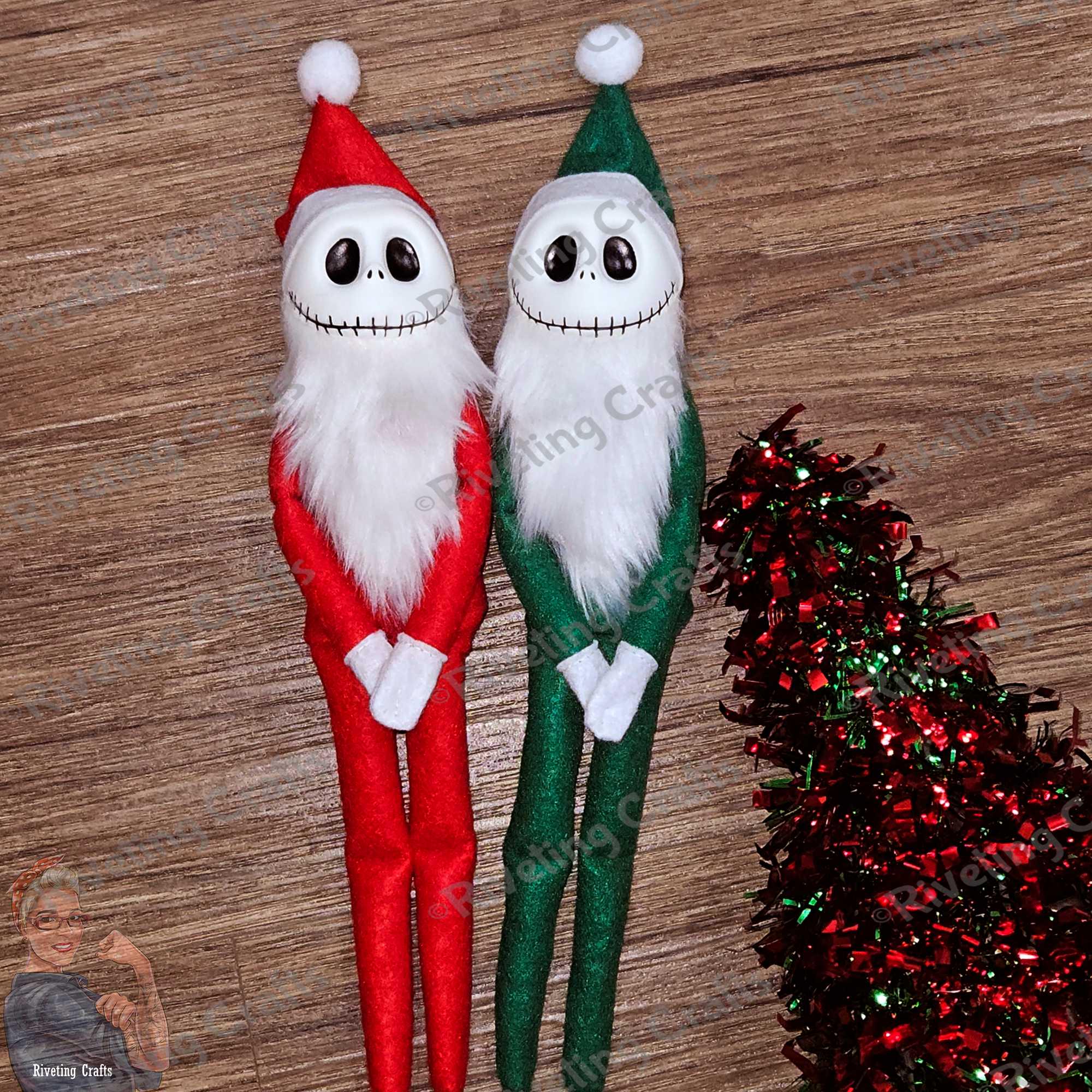 Jack Skellington Santa Elf Doll - Etsy Israel