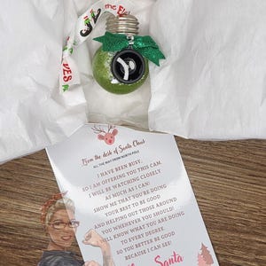 Santa Cam Christmas Ornament