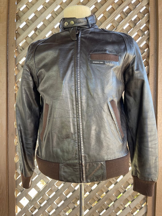 leather jacket 1980s