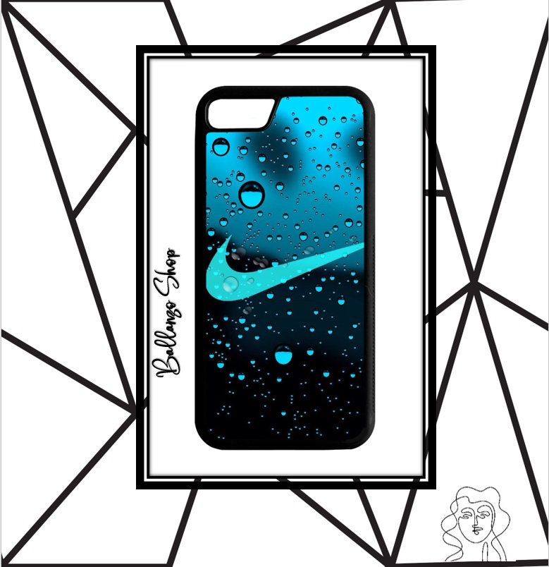All Iphone Cases Nike Logo Blue Iphone 11 12 Xr Case Etsy