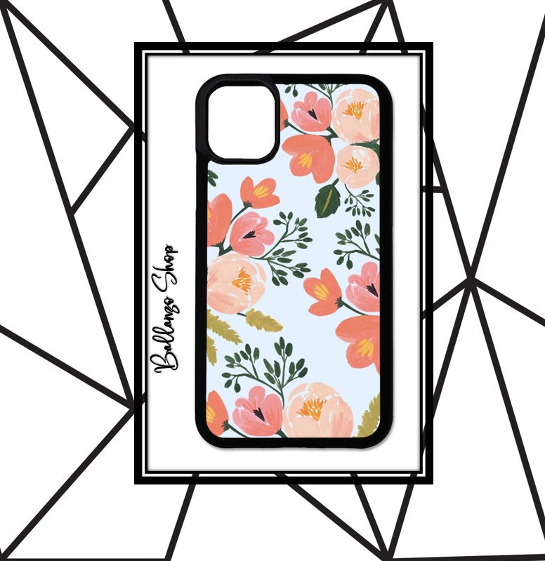 Flowers phone case iPhone 11 12 xs XR floral case iPhone 6S Etsy