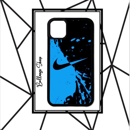 All Iphone Case Nike Blue Iphone 11 12 Xr Case Iphone 6s Etsy Finland