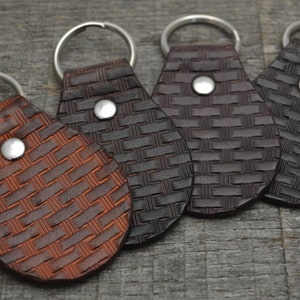 Hand Tooled Leather KeyChain
