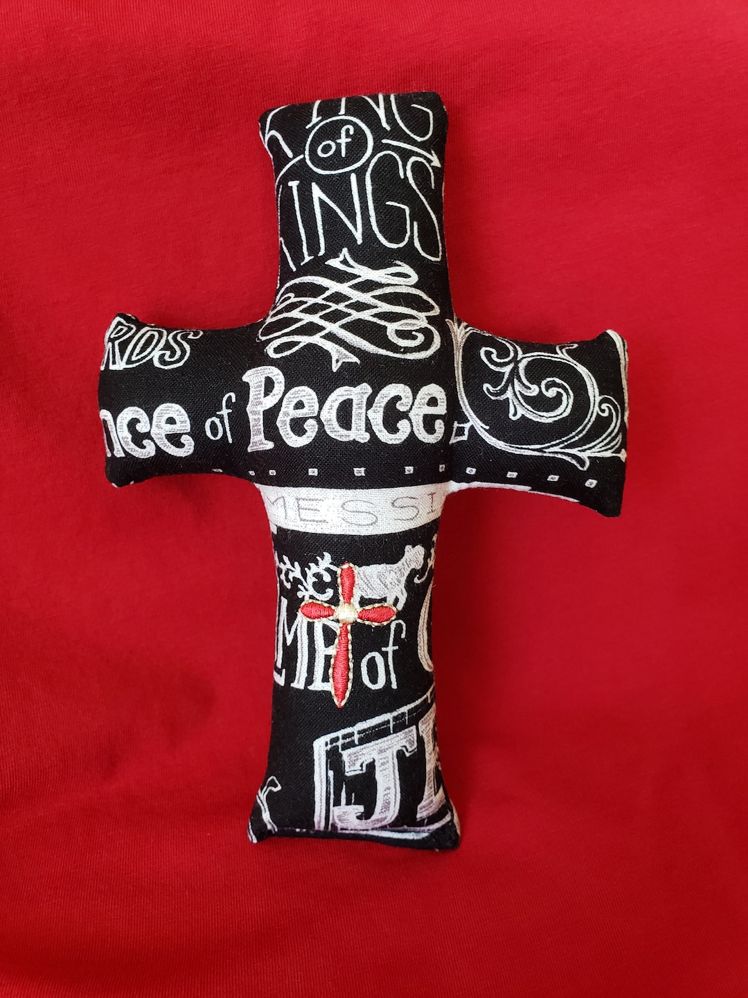 Soft Handheld Prayer Cross for Any Age, Stuffed Fabric Comfort Crosses ...