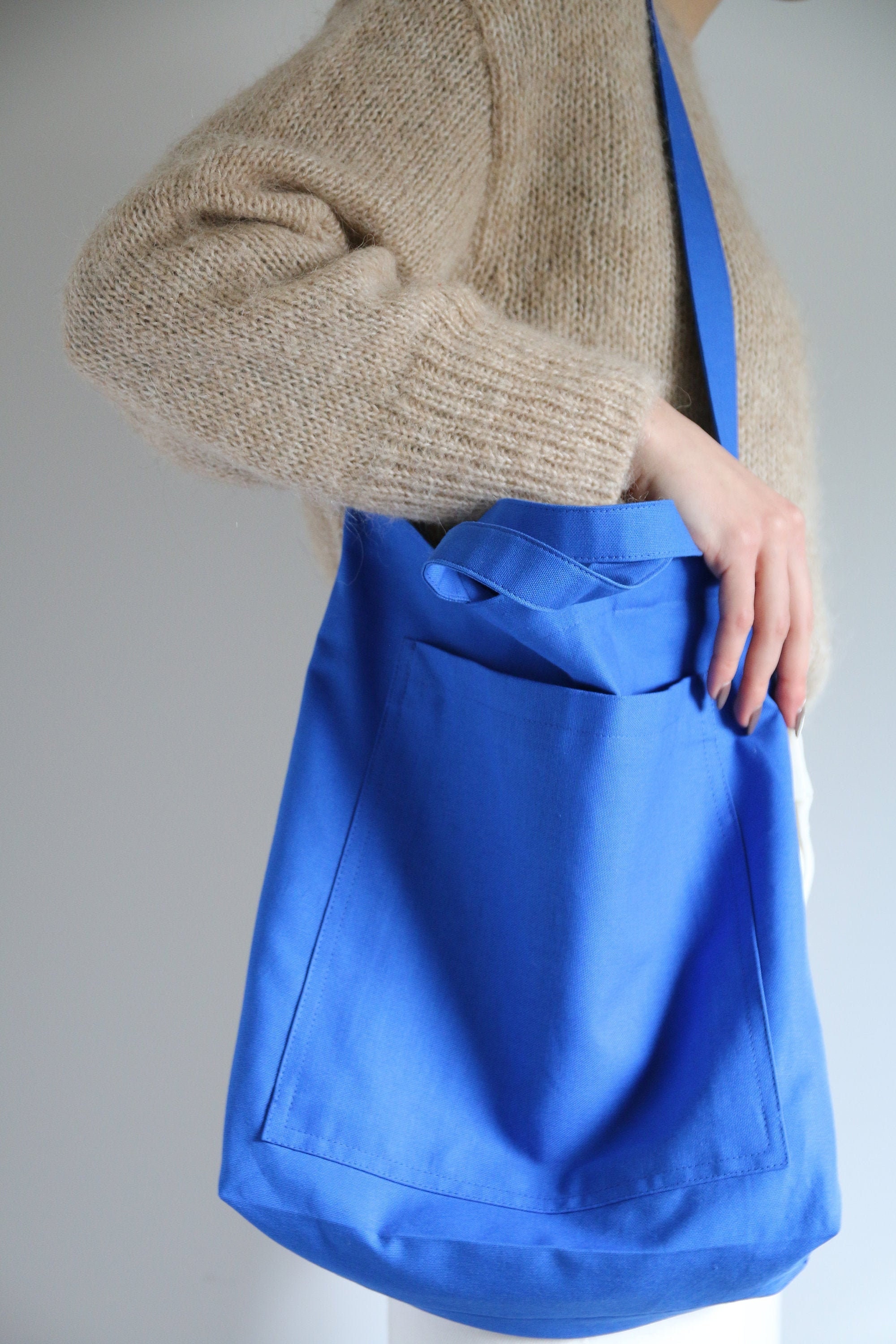 Tote Bag Canvas Royal Blue Plain 100% Canvas Cotton - Etsy UK