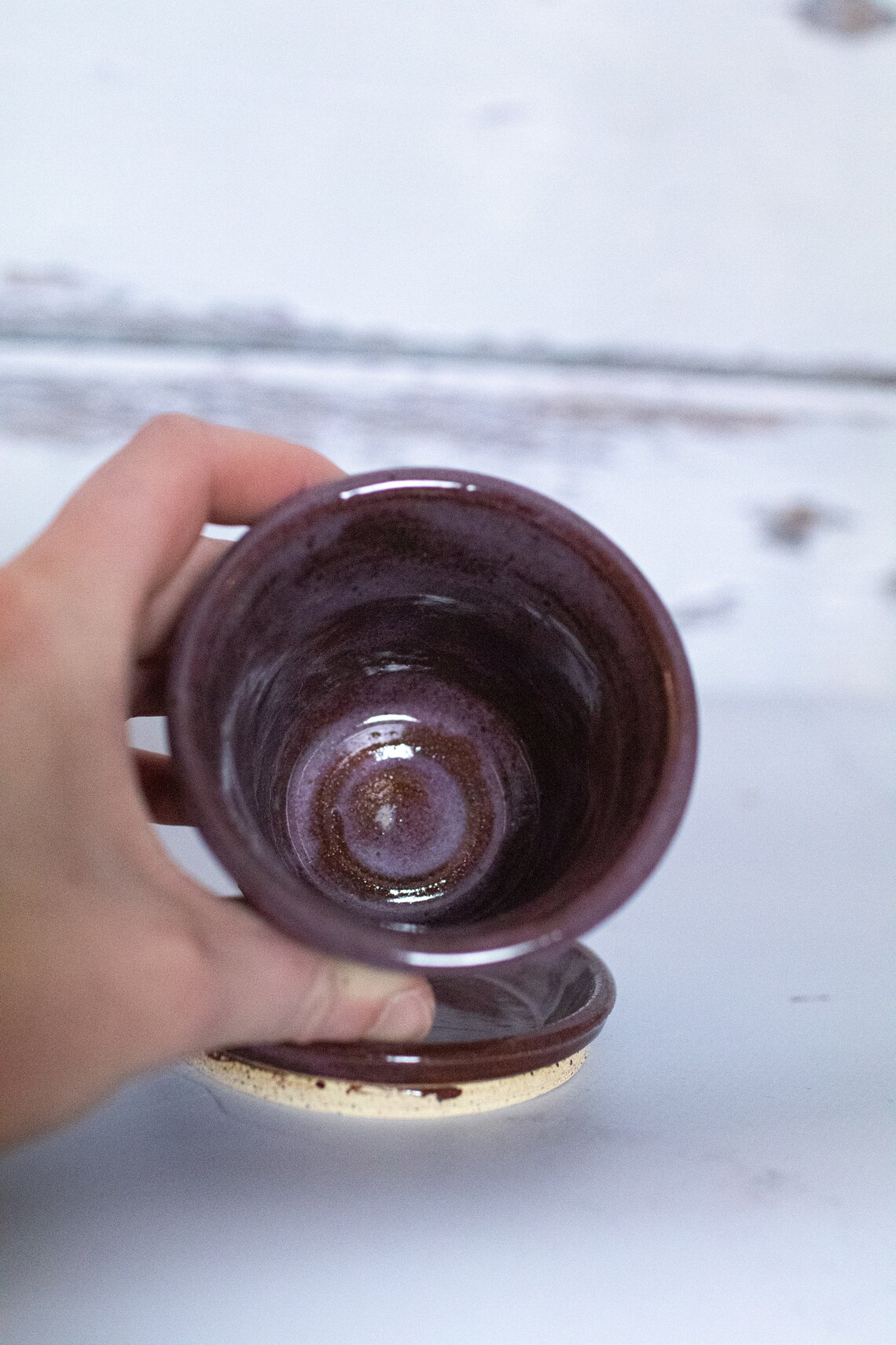 Small tea cup or espresso mug with dish Etsy