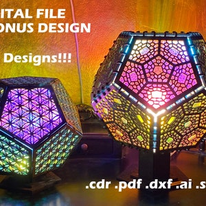 Dodecahedron Lamp, Digital File