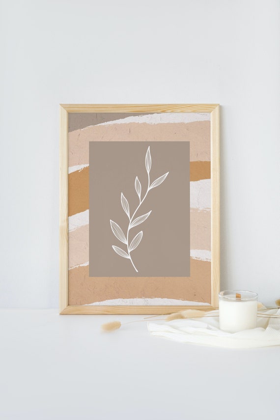 Boho Wall Art Print Printable PNG File Portrait Room - Etsy