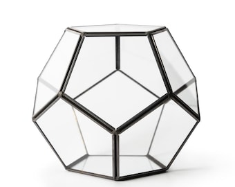 Terrarios de cristal con forma de cúpula