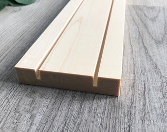 Double Slit Wood Stands | Acrylic sign wood stands 1/8” slits | Earring Display | Craft Show Display Stand | Jewelry Holder | Earring Stand