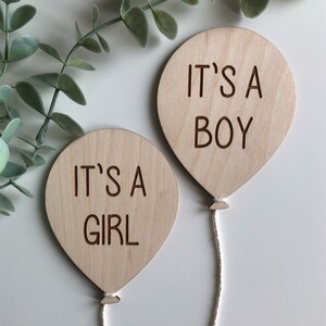 Ballon révélateur de sexe pour photos de bébé | Signes du nouveau-né | Cadeau baby shower | Faire-part de naissance