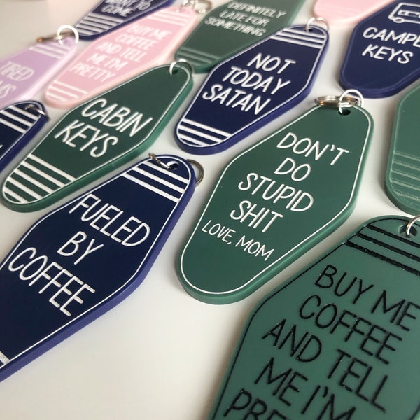 Motel Keychain Etsy Canada