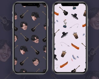 2 Jungkook BTS Phone Wallpaper | Digital Instant Download | Lock screen, Mobile Screen Background, iPhone, Android