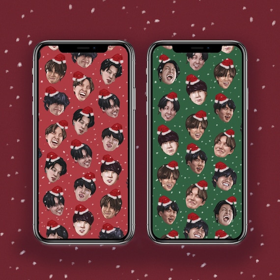 2 BTS Teléfono de Navidad Fondo de pantalla / Digital - Etsy México 2 BTS Teléfono de Navidad Fondo de pantalla / Digital - Etsy México