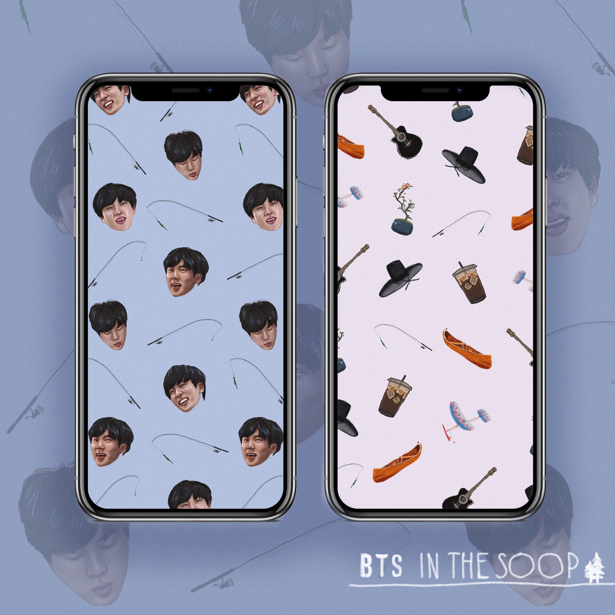 2 Jin BTS Phone Wallpaper | Digital Instant Download | Lock Screen, Mobile  Screen Background, Iphone, Android - Etsy, image size:2000x2000