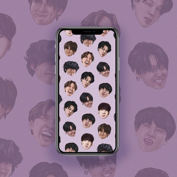 2 BTS 携帯電話の壁紙 | デジタルインスタントダウンロード | ロック