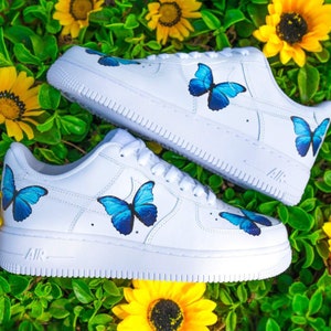 air force 1 butterfly blue