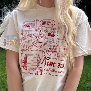 Book Tropes Printed T-Shirt | Bookish Fashion | Bookworm Gifts | Romantasy