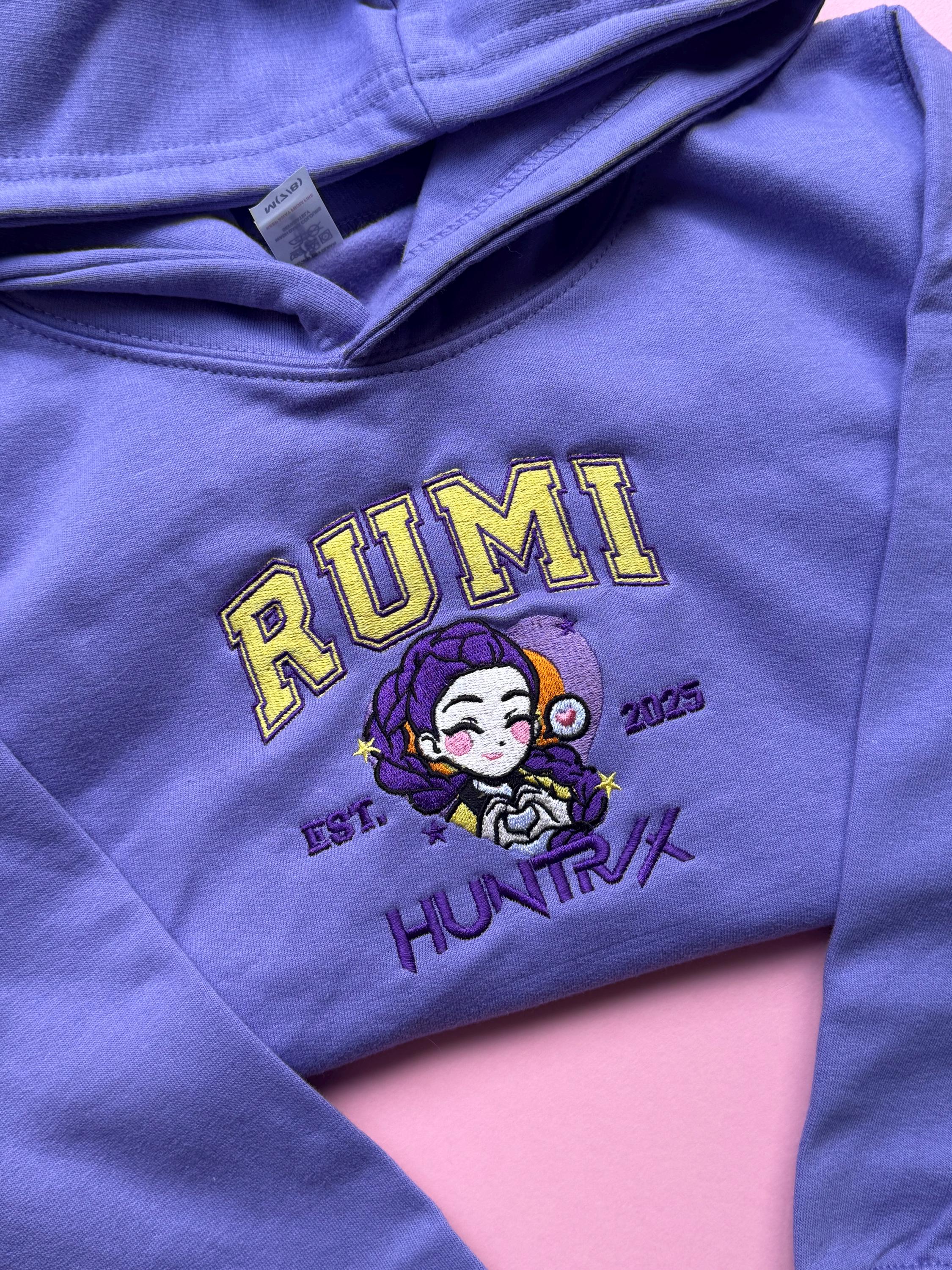 Rumi Kpop Embroidered Hoodie Sweatshirt | Childrens Kpop Sweater
