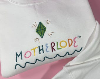 Motherlode Gamer Embroidered Sweatshirt | Gamer Girl Gifts | Gamer Apparel