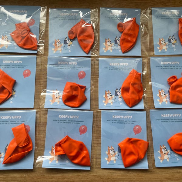 Bluey Dog Party Favours - Keepy up!