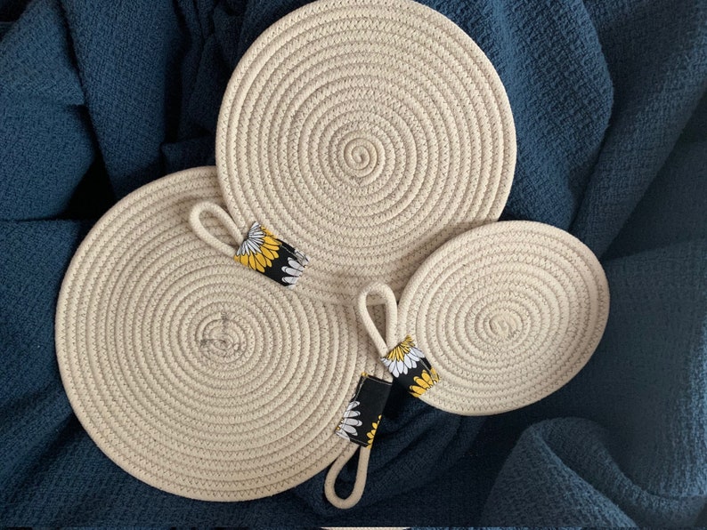 Set of 3 Rope Trivets