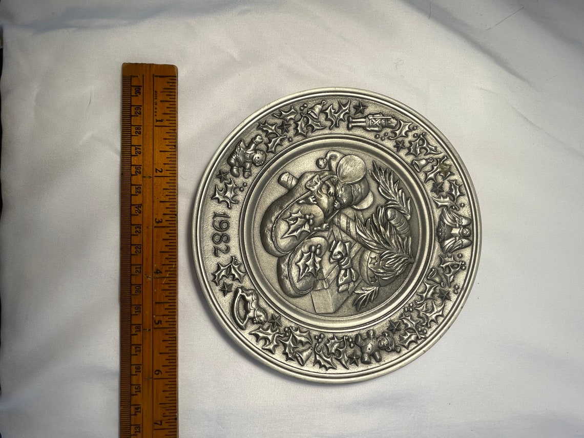 Hudson Pewter Limited Edition 1982 Plate Etsy