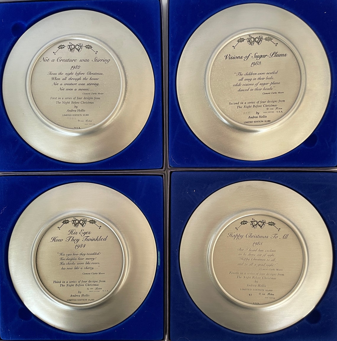 Hudson Pewter the Nigh Before Christmas Complete Etsy