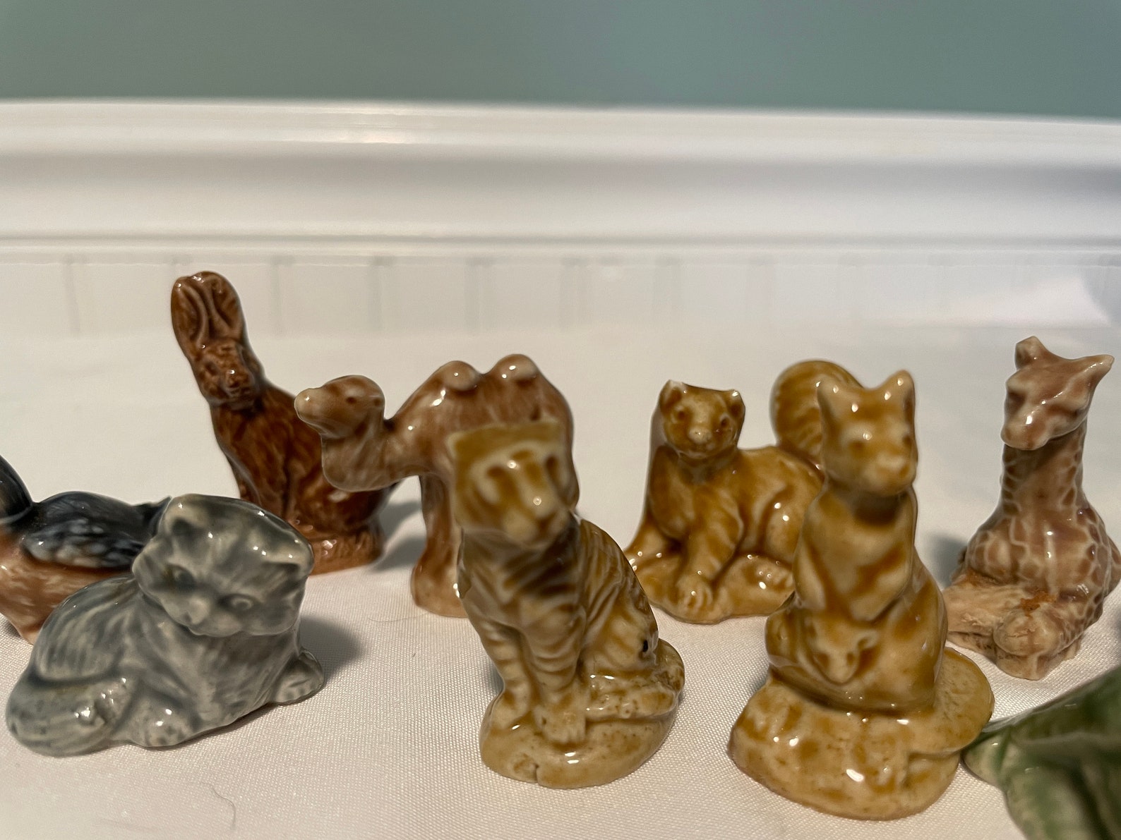 most rare red rose tea figurines