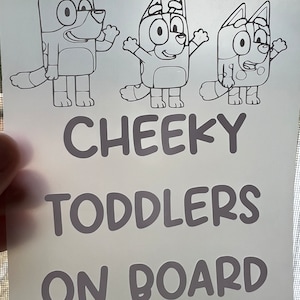 Cheeky Toddlers Decal